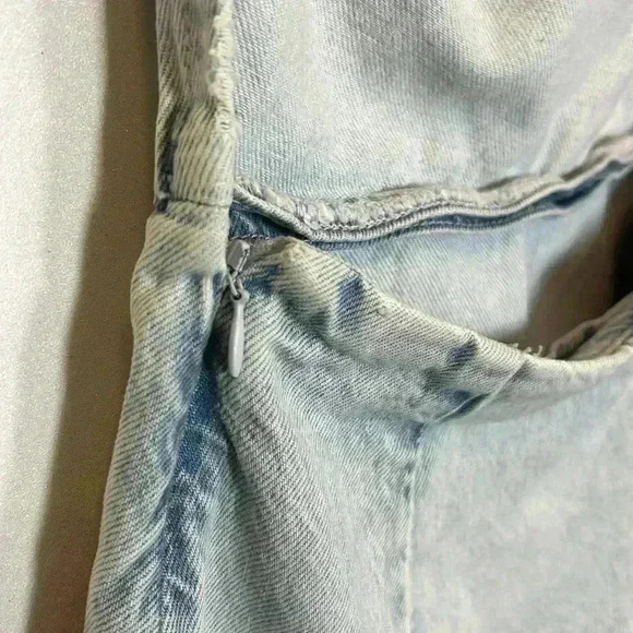 Zara Women's Denim Dress Size XS Backless Jean Festival Country Jean Cowgirl Sun - Picture 9 of 9